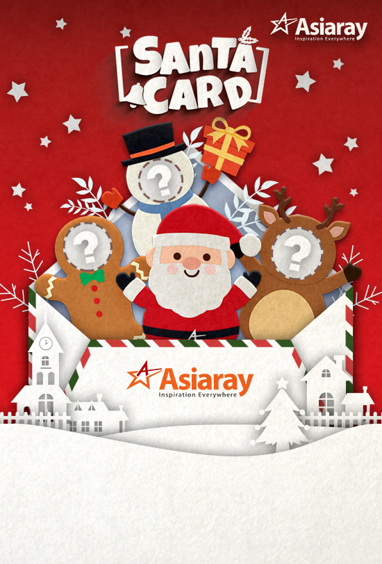 Asiaray Animated Santa Card